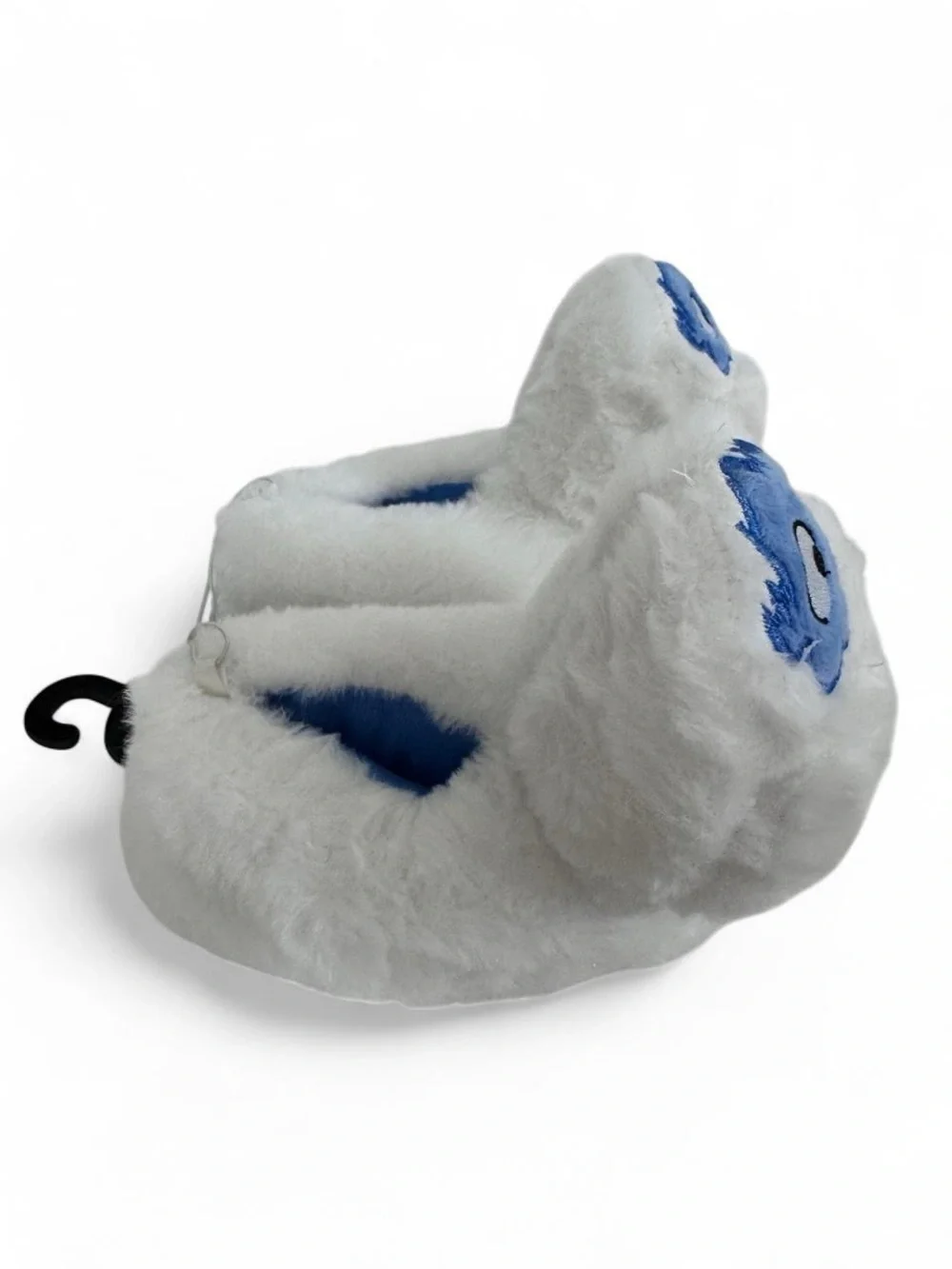 Plush White Yeti Snowman Kids Slippers